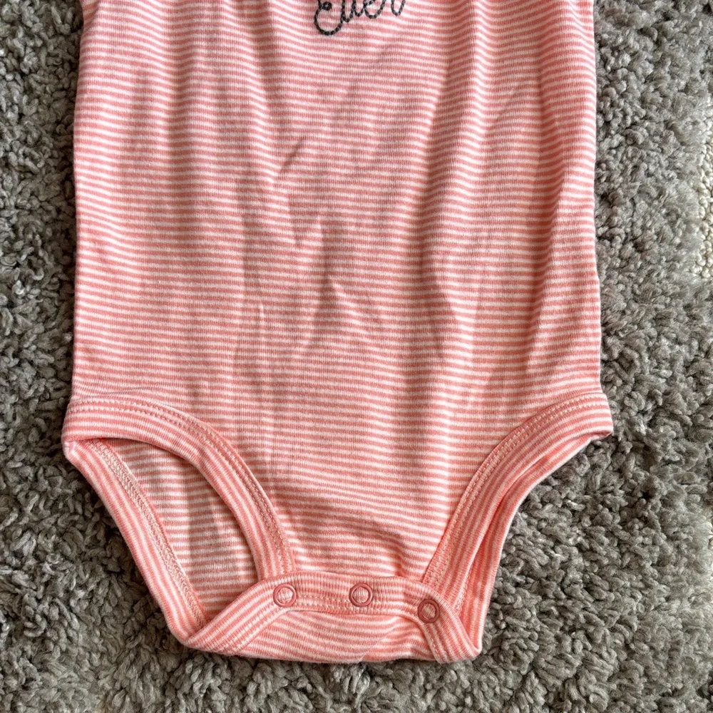 Carter's Adorable Pink Striped Onesie